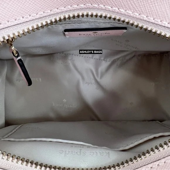 Kate Spade Madison Small Satchel Crossbody In Conch Pink - Picture 7 of 11